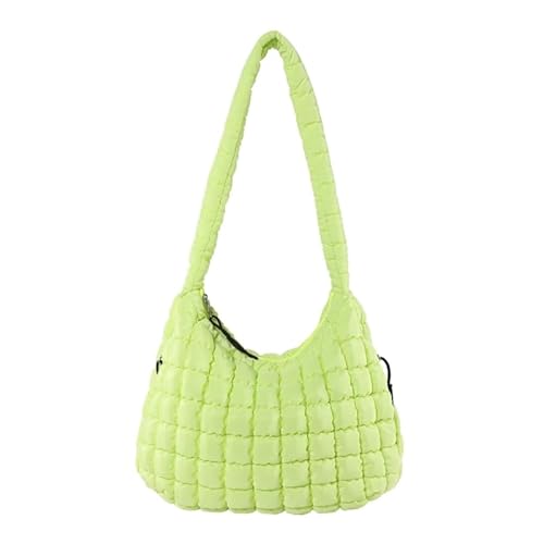 CVZQTE Damen Handtasche Praktische Plissee Schultertasche Nylon Crossbody Geldbörse Geeignet für verschiedene Anlässe, grün von CVZQTE