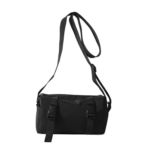 CVZQTE Damen Herren Lässige leichte Schultertasche für Schule Uni Shopping Reisen Toastform Nylon Umhängetasche Geldbörse von CVZQTE