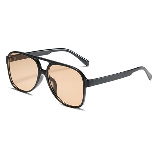 CVZQTE Doppelstrahl-Sonnenbrille für Mädchen, rechteckiger Rahmen, Brille für Teenager, Hiphop-Trend, Nachtclub, Party-Sonnenbrille für Erwachsene und Teenager von CVZQTE