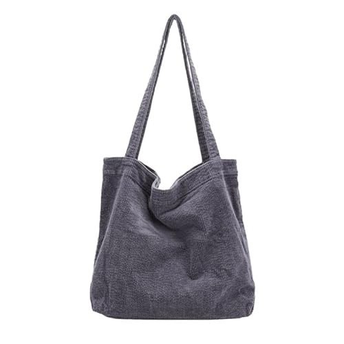 CVZQTE Einkaufstasche für Mädchen, Umhängetasche für Damen, große Kapazität, Handtasche aus Cord, Einkaufstaschen für die Arbeit, Reisen von CVZQTE