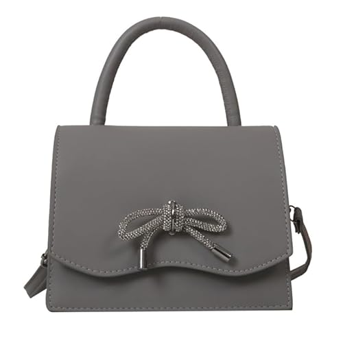 CVZQTE Einzelne Umhängetasche für Damen mit Schleife, trendige und langlebige Handtasche aus PU, Umhängetasche von CVZQTE