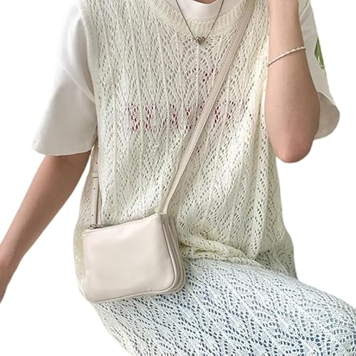 CVZQTE Elegante Umhängetasche für Damen, auffällige Schultertasche, kleine quadratische Handtasche aus PU-Leder für den täglichen Gebrauch von CVZQTE
