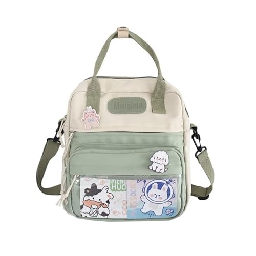 CVZQTE Frauen Harajuku Rucksack Umhängetaschen Messenger Nylon Schulter Messenger Bag Damen große Kapazität Buch Handtaschen von CVZQTE