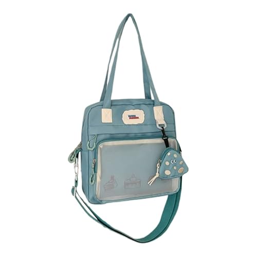 CVZQTE Ita-Tasche für Mädchen, lässige Umhängetasche für Damen im japanischen Stil, Umhängetasche, Ins, Handtasche für Teenager, Schultertasche für den Sommer von CVZQTE