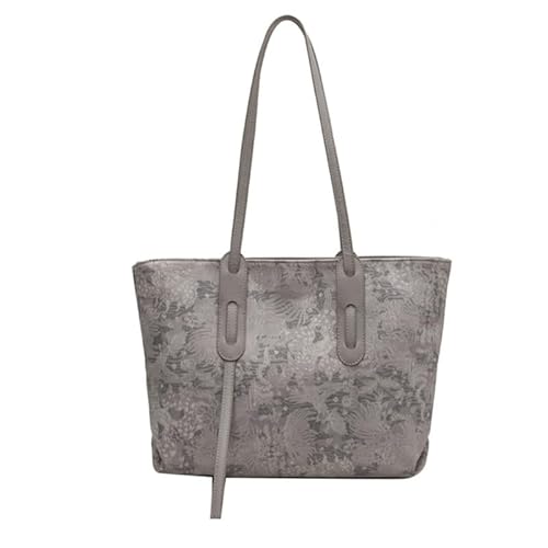 CVZQTE Jacquard-Stofftasche, Umhängetasche, vielseitige Einkaufstasche, große Kapazität, trendige Handtasche für Mädchen und Frauen, modische Schultaschen von CVZQTE