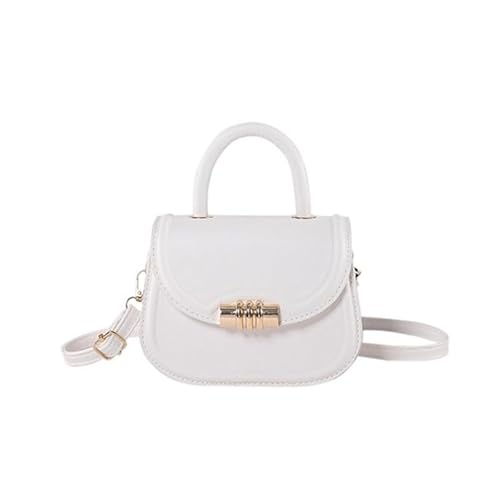 CVZQTE Kompakte und praktische Damen Umhängetasche PU Leder Crossbody Geldbörse Elegant für verschiedene Anlässe, weiß von CVZQTE