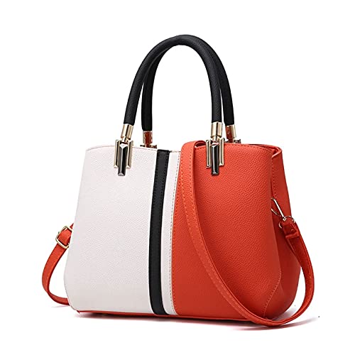 CVZQTE Mode Frauen PU Leder Schulter Tasche Tote Geldbörse Top Griff Taschen Satchel Umhängetasche Messenger Handtasche von CVZQTE