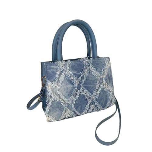 CVZQTE Modische PU-Einkaufstasche, kleine quadratische Tasche, Umhängetasche, vielseitige Schultertasche für Frauen und Mädchen, trendige Handtasche, Freizeittaschen von CVZQTE