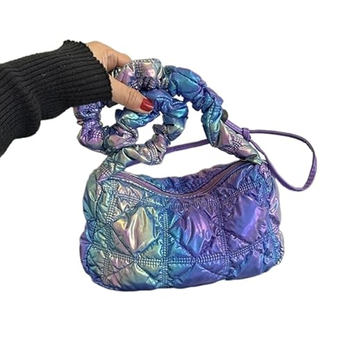 CVZQTE Modische Plissee-Tasche, Handtasche, Tragetasche, Schultertasche für Mädchen und Frauen, Umhängetasche, trendige Unterarmtasche, vielseitige Damen-Geldbörse von CVZQTE