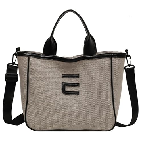 CVZQTE Modische Schultertasche, Crossbody-Tasche für Frauen und Mädchen, vielseitige Schultasche, Canvas-Tasche, Handtasche, trendige Tragetasche, Messenger Bag von CVZQTE