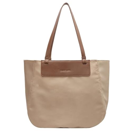 CVZQTE Modische Taschen Nylon Tragetasche Umhängetasche Damen Geldbörse für Frauen Mädchen Vielseitige Taschen Große Kapazität Freizeittasche Schwarz/Khaki von CVZQTE