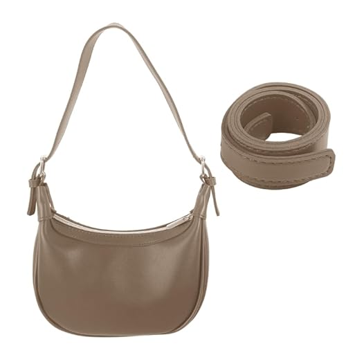 CVZQTE Modische und funktionale Schultertasche mit verstellbarem Riemen, perfekt für Reiseliebhaber, khaki von CVZQTE