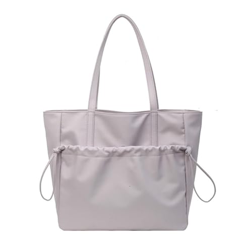 CVZQTE Multifunktionale Damen-Handtasche, Nylon, Unterarmtasche, große Kapazität, Schultertasche für verschiedene Anlässe, violett von CVZQTE