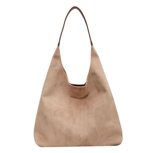 CVZQTE Multifunktionale Schultertasche mit geräumiger Aufbewahrung, geeignet für Reisen, Einkaufen und tägliche Aktivitäten, beige von CVZQTE