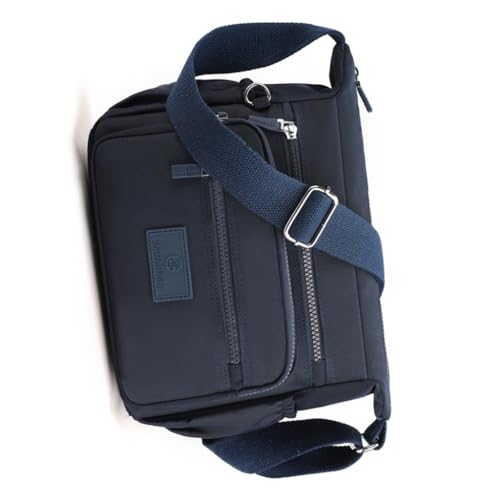 CVZQTE Nylon-Schultertasche mit mehreren Taschen, verstellbarer Riemen für bequeme Passform, ideal für Reisen, Wandern und den täglichen Gebrauch, dunkelblau von CVZQTE