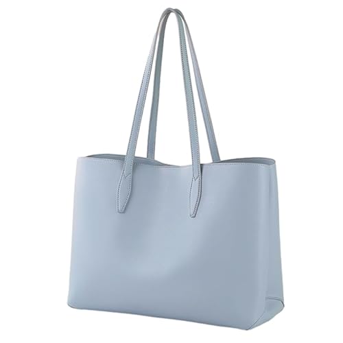 CVZQTE Shopper PU-Tasche Einkaufstasche Große Kapazität Handtasche Umhängetasche Einfarbig Trendy Taschen Schultasche für Mädchen Frauen von CVZQTE