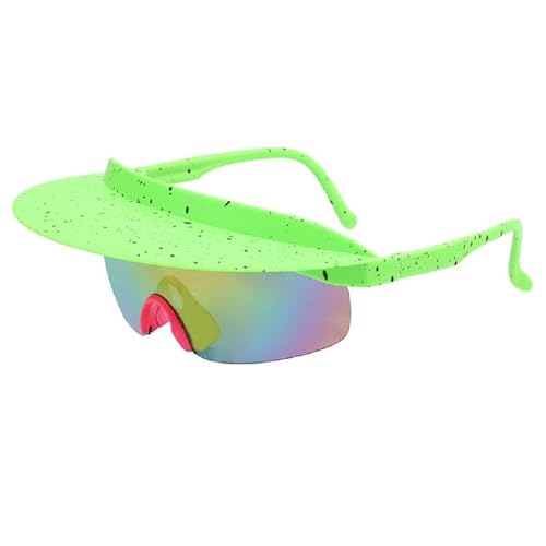 CVZQTE Sonnenbrille mit angebrachtem Visier Visier wird an Sonnenbrillen befestigt Sonnenbrille mit Visierschirm Fahrradsonnenbrille Winddichte Sonnenbrille von CVZQTE