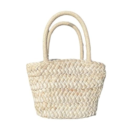 CVZQTE Strohtasche für Damen, Sommer-Beuteltasche, Strandtasche, gewebte Tragetaschen, Urlaubsgeschenk, Handtasche, Einkaufen von CVZQTE