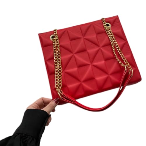 CVZQTE Trendy Umhängetasche für Damen Elegante Unterarmtaschen Handtasche mit Kettenriemen von CVZQTE