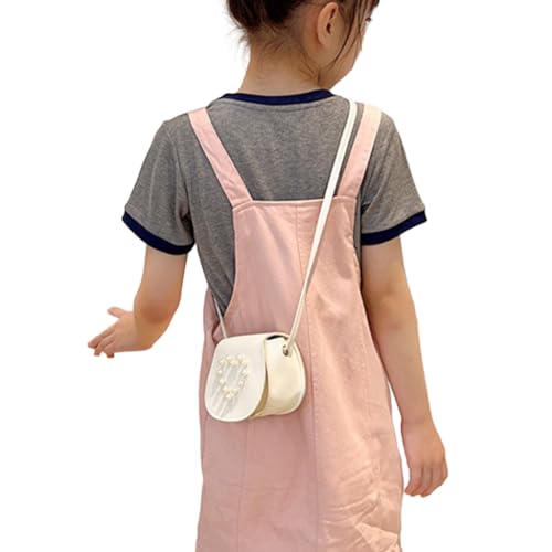 CVZQTE Umhängetasche, modische quadratische Mini-Tasche für Kinder, Mädchen, trendige Schultertasche mit Magnetschnalle, Prinzessinnen-Ledertasche von CVZQTE