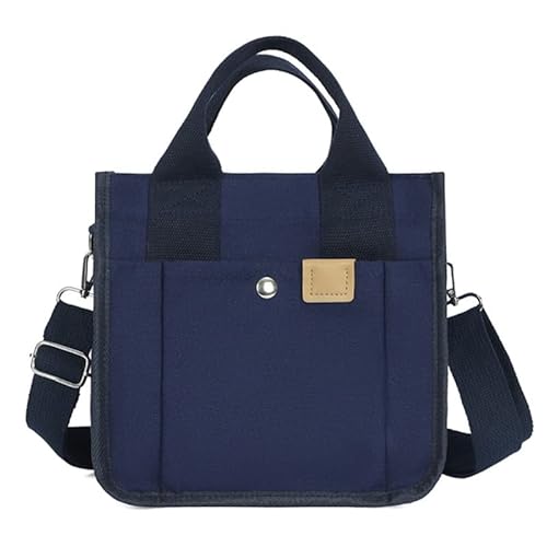 CVZQTE Umhängetasche für Damen, Lunchtasche, große Kapazität, Schultertasche, Handtasche mit mehreren Taschen, Einkaufstasche, Canvas-Tasche, Reisetasche, Schule von CVZQTE