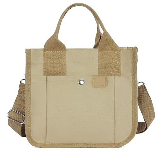 CVZQTE Umhängetasche für Damen, Lunchtasche, große Kapazität, Schultertasche, Handtasche mit mehreren Taschen, Einkaufstasche, Canvas-Tasche, Reisetasche, Schule von CVZQTE