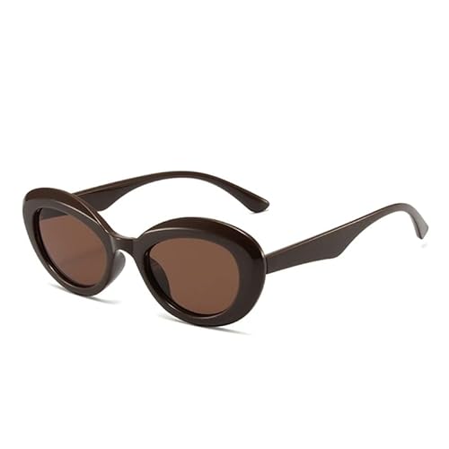 CVZQTE UvSunglasses Damen Kleines Gesicht Vintages Ovale Sonnenbrillen Für Frauen Männer Cobains Sonnenbrillen Blendfreie Strandsonnenbrille von CVZQTE