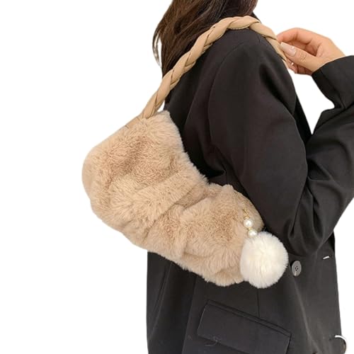 CVZQTE Vielseitige und modische Handtasche im koreanischen Stil, Unterarmtasche, Schultertasche mit Reißverschluss von CVZQTE