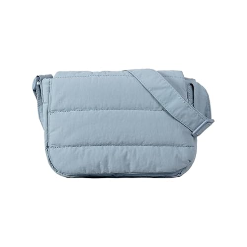 CVZQTE Winter-Geldbörse, Umhängetasche, modische gesteppte Handtasche für Damen, perfekt für den täglichen Gebrauch, hellblau von CVZQTE