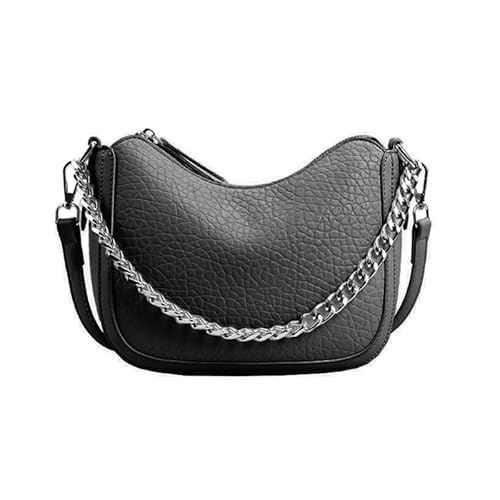 Damen PU Umhängetasche Solide Umhängetasche Vintage Messenger Bag Weibliche Einfache Solide Unterarm Tasche für Mädchen von CVZQTE