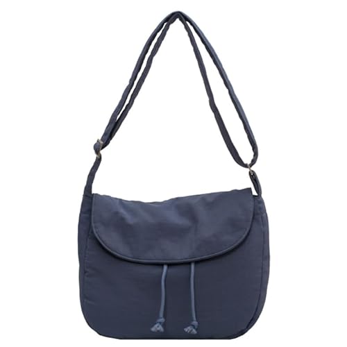 Frauen Tote Messenger Bag Lady Casual Umhängetasche Einfarbig Schultertasche Große Kapazität Handtasche Studenten Schultasche von CVZQTE