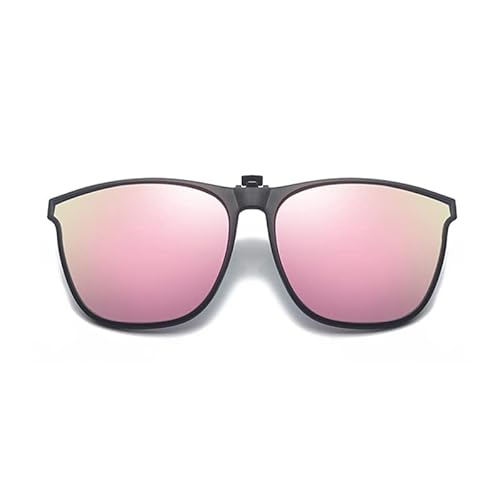 Nachtfahrbrille Damen Clip-on Polarisierte Sonnenbrille Autofahrerbrille Nachtsicht Herren Klapplinse von CVZQTE