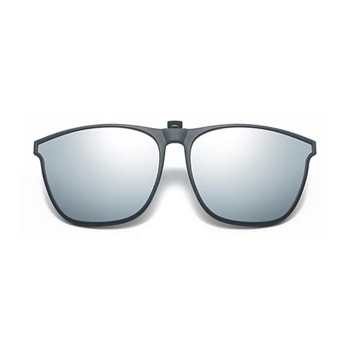 Nachtfahrbrille Damen Clip-on Polarisierte Sonnenbrille Autofahrerbrille Nachtsicht Herren Klapplinse von CVZQTE