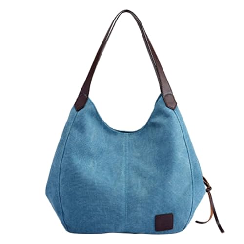 Neue Mode Frauen Handtasche Schultertaschen Tote Geldbörse Messenger Hobo Canvas Tasche von CVZQTE