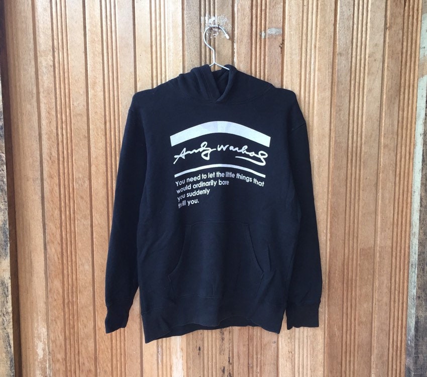 Andy Warhol Spellout Pullover Hoodie/Damen Mädchen von CVichaivintage