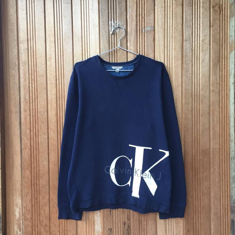 Calvin Klein Sweatshirt Mit Großem Logo von CVichaivintage
