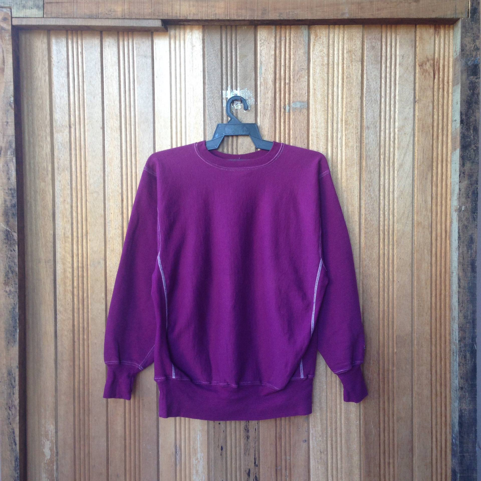 Champion Small Logo Stickerei Pullover Sweatshirt von CVichaivintage