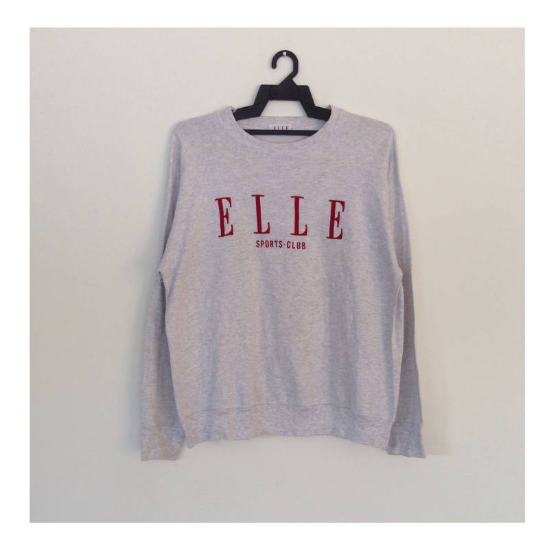 Elle Spellout Stickerei Pullover Sweatshirt von CVichaivintage