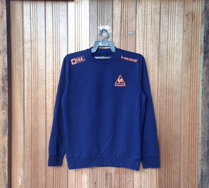 Le Coq Sportif Kleines Logo Pullover Sweatshirt von CVichaivintage