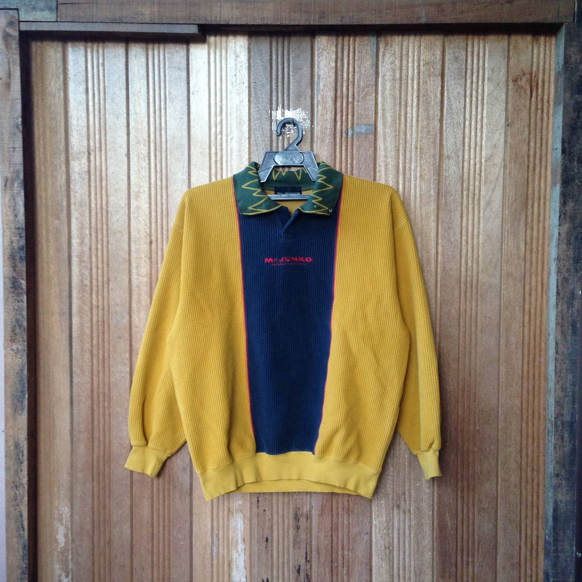 Mr. Junko Spellout Stickerei Pullover Sweatshirt von CVichaivintage