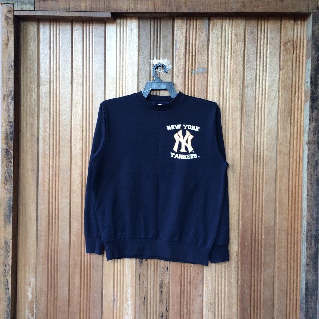 Ny New York Yeenkes Spellout Pullover Sweatshirt Mlb Baseball von CVichaivintage