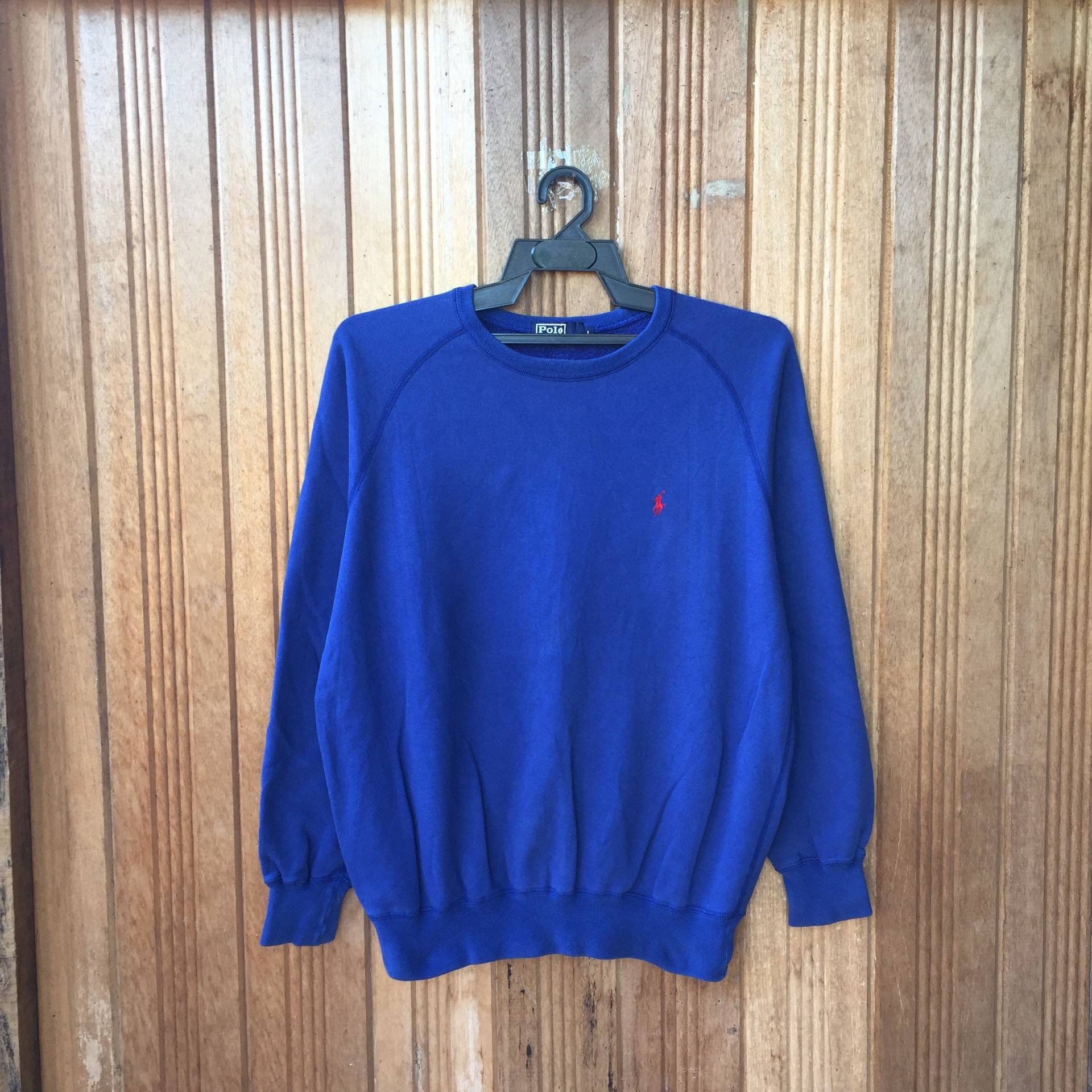 Polo Von Ralph Lauren Kleine Pony Stickerei Pullover Sweatshirt von CVichaivintage