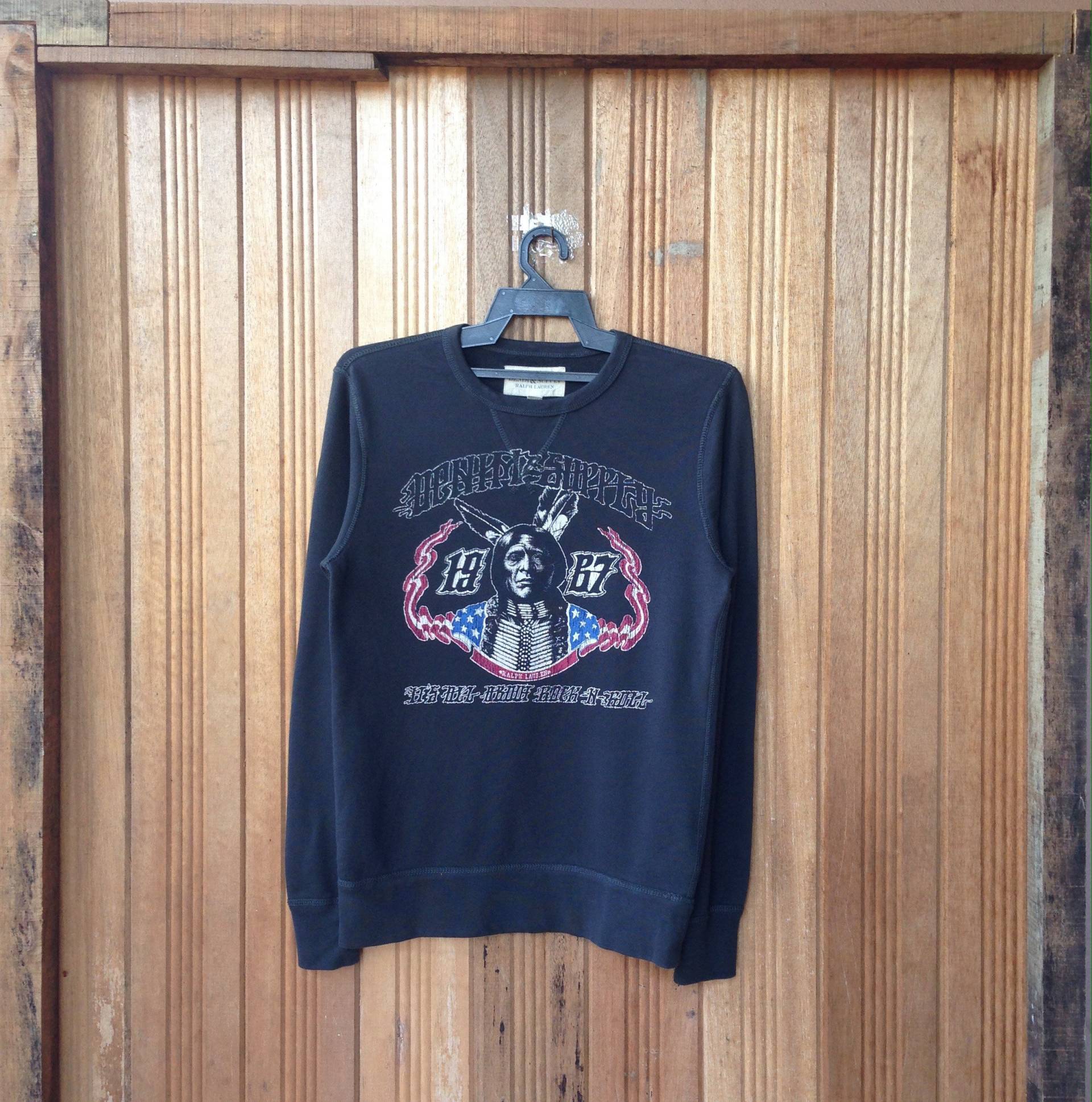 Ralph Lauren Spellout Pullover Jumper Sweatshirt von CVichaivintage