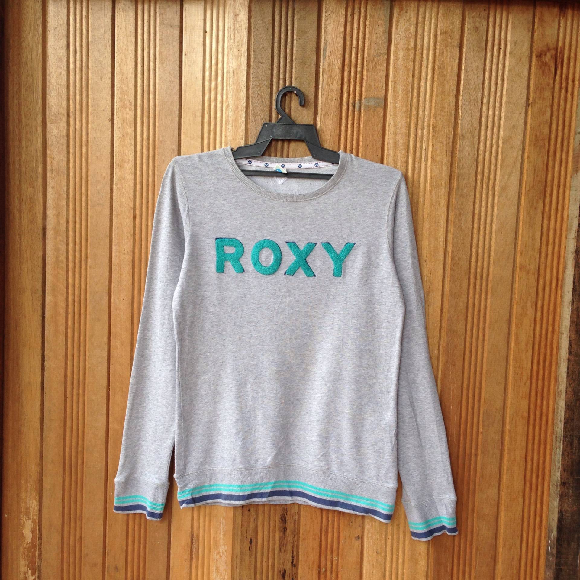 Roxy Spellout Stickerei Pullover Sweatshirt Frauen Roxy Spellout Stickerei Pullover Sweatshirt Frauen von CVichaivintage