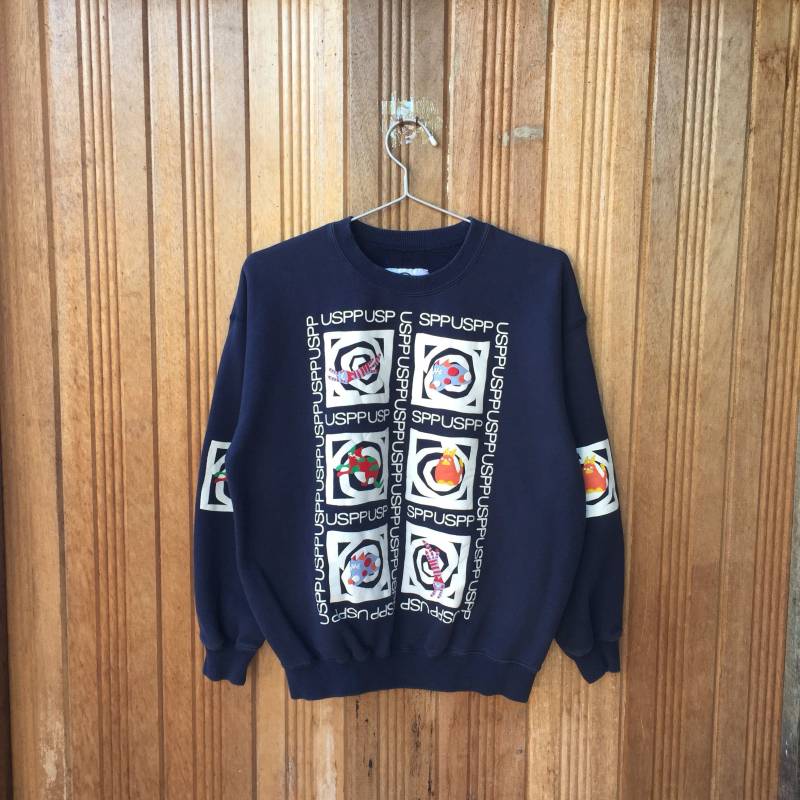 Vereinigte Staaten Von Paradise Park Spellout Pullover Sweatshirt von CVichaivintage
