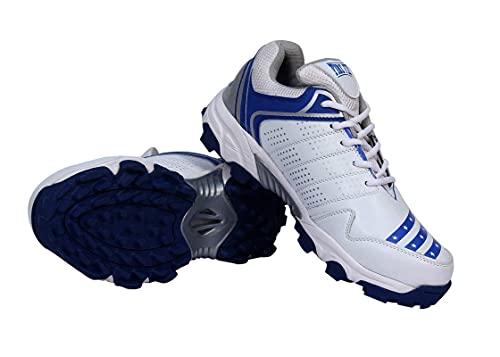 CW Fire Fly Allrounder Cricketschuhe für Herren, Cricketschuh, Herren-Sportschuh (Rot-Blau), Blau, 10 UK von CW