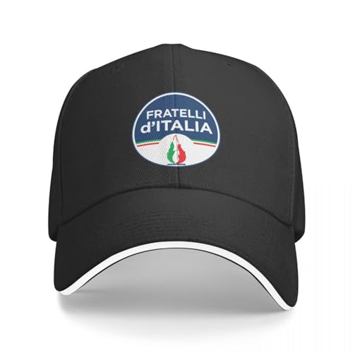 Baseballmütze Baseballkappe Fratelli d'Italia Baseball Cap Luxus Cap Hip Hop Damen Golfbekleidung Herren von CWCMZDH