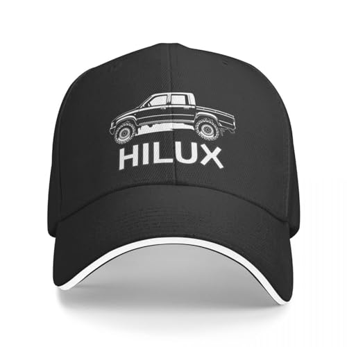 Baseballmütze Baseballkappe Hilux Pick Up Baseball Cap Hip Hop Snap Back Hut Hut Männer Frauen von CWCMZDH