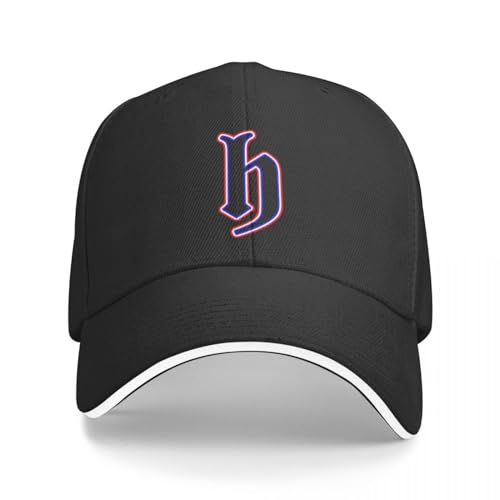 Baseballmütze Basecap Hajduk h in Old English Baseball Cap Hip Hop Hut Mann für die Sonne Hut für Frauen Männer von CWCMZDH