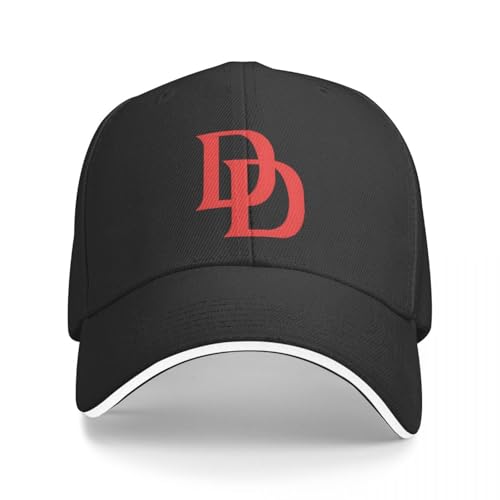 CWCMZDH Baseballcap Daredevil - Individuelles Logo Baseball Cap Großformat Mütze Weihnachtsmütze Bergsteigen Damen Herren von CWCMZDH
